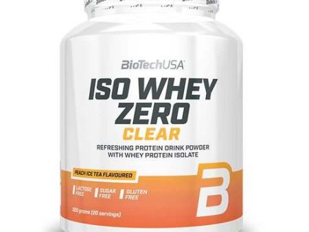 BioTechUSA Iso Whey Zero Clear, Peach Ice Tea - 500 grams For Sale