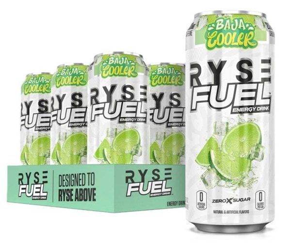 RYSE Fuel Energy Drink, Baja Cooler - 12 x 473 ml Online now