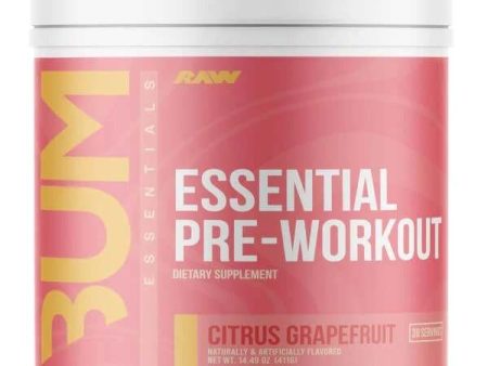 Raw Nutrition CBUM Essential Pre-Workout, Citrus Grapefruit - 411 grams Online Hot Sale