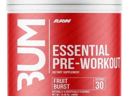 Raw Nutrition CBUM Essential Pre-Workout, Fruit Burst - 408 grams on Sale