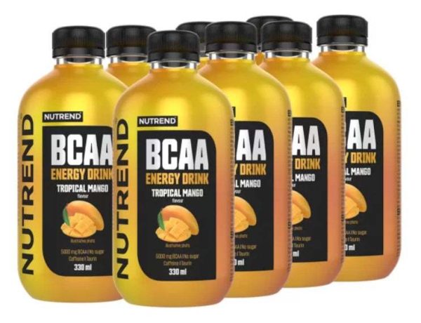 Nutrend BCAA Energy Drink, Tropical Mango - 8 x 330 ml Sale