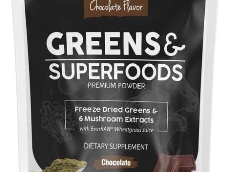 PEScience Greens & Superfoods, Chocolate - 285 grams Hot on Sale