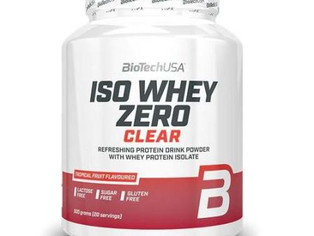 BioTechUSA Iso Whey Zero Clear, Tropical Fruit - 500 grams Online Hot Sale