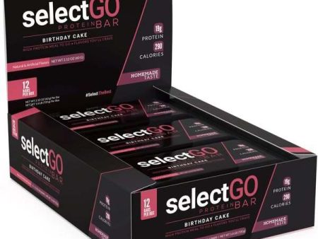 PEScience SelectGo Protein Bar, Birthday Cake - 12 x 60g Online Sale