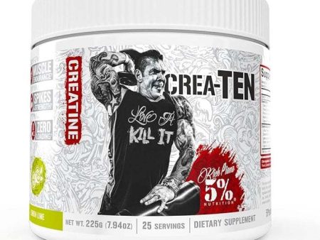 5% Nutrition Crea-TEN - Legendary Series, Lemon Lime - 225 grams Discount