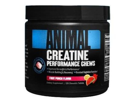 Animal Creatine Chews, Fruit Punch - 120 chewable tablets Online Sale