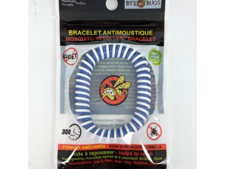 Bye bugs - mosquito repellent bracelet - elastic on Sale