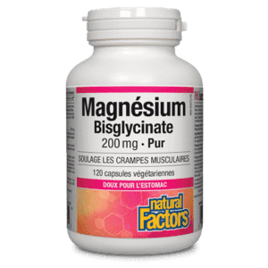 Natural factors - magnesium bisglycinate (200mg) Online now