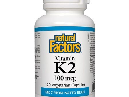 Natural factors - vitamine k2 120 mcg - 120 vcaps format Online now