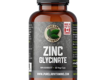 Pure lab - zinc glycinate - 60 vcaps For Sale