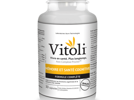 Vitoli - memory and cognitive health - 30 caps For Discount