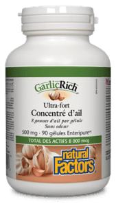 Natural factors - garlicrich®  super strength garlic concentrate  500mg - 90 sgels Online now