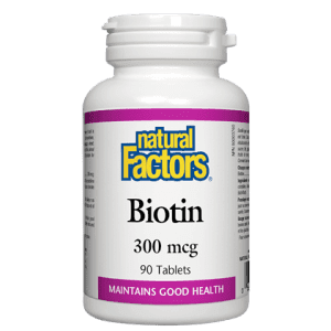 Natural factors - biotin 300 mcg 90 tablets Discount