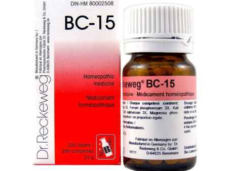 Dr. reckeweg 
- bc-15 20g - 200 tabs on Sale