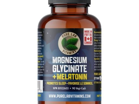 Pure lab - magnesium glycinate + melatonin 90s Hot on Sale